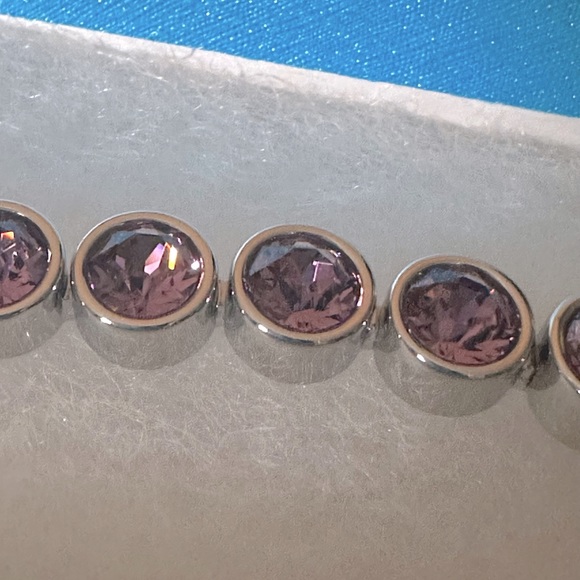 💎 Touchstone Crystal Iris Ice Bracelet Pink New - Picture 8 of 8